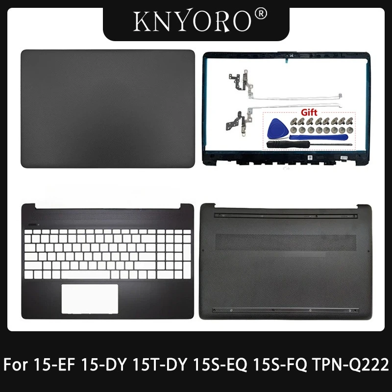 

New Black Cover For 15-EF 15-DY 15T-DY 15S-EQ 15S-FQ TPN-Q222 LCD Back Cover Front Bezel Frame Top Palmrest Shell Bottom Case