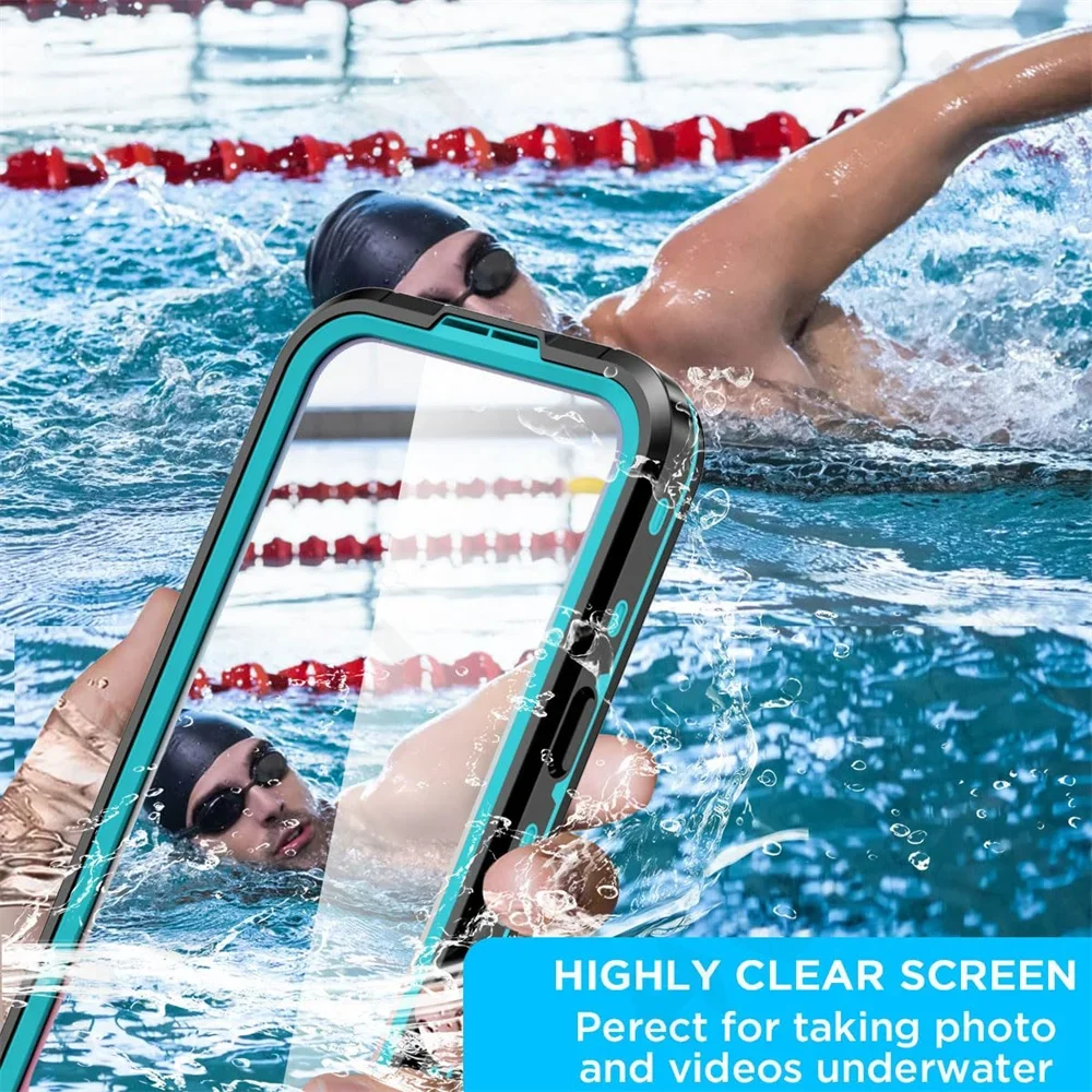 IP68 Waterproof Magnetic Case For iPhone 15 14 Pro Max Pro iPhone 13 Pro Max Protector Full Body Protective Dustproof Phone Case