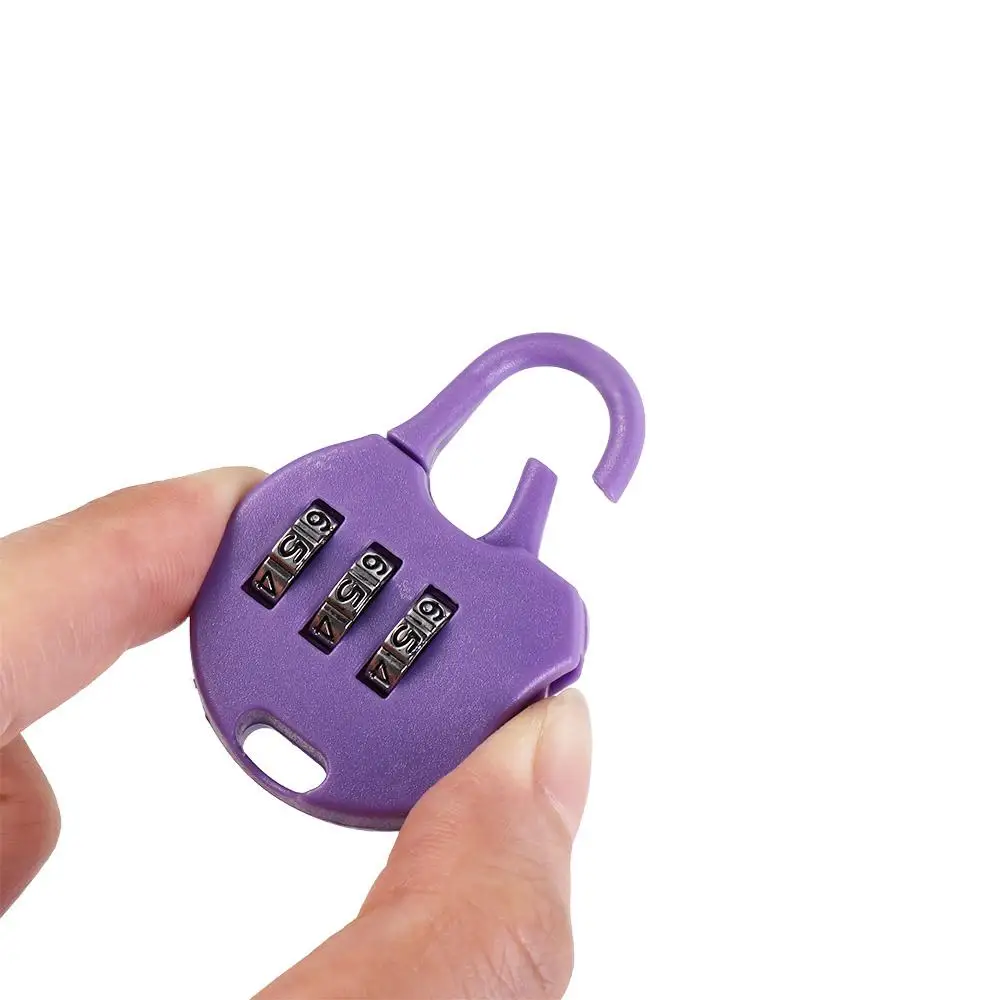 Plastic Password Combination Lock Luggage Travel Lock Combination Padlock Padlock Gym Drawer Lock 3 Digit Digit Locks Handbag