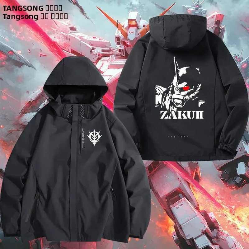 

Куртка MS Char's Aznable Gear Tee-In-One для весны, осени и зимы, свободного кроя, из полиэстера, нейлона и волокон Cosite, ветрозащитная.