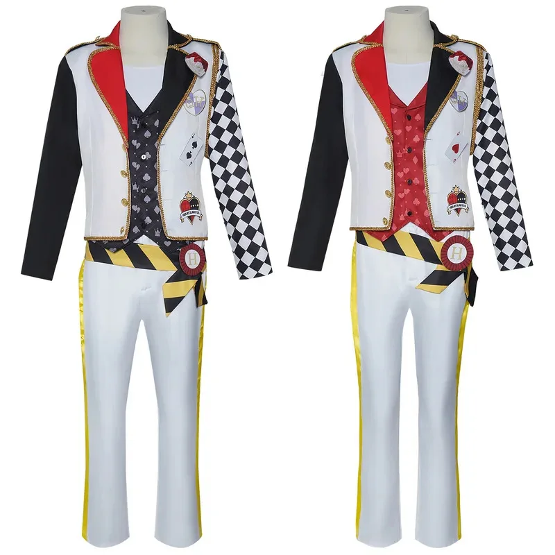 

Twisted Wonderland Ace Trappola Cosplay Costume Night Raven College Heartslabyul Ace's Uniform Set Halloween Game Party Clothing