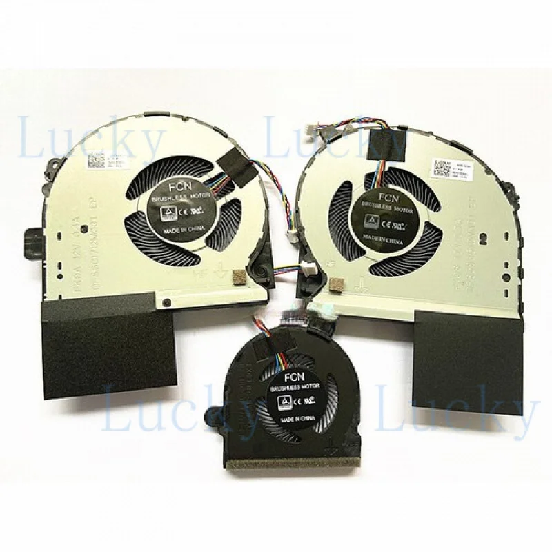 f   New  for Asus ROG Strix GL703GS GL703GS-DS74 GL703GM CPU & GPU Cooling Fan 12V