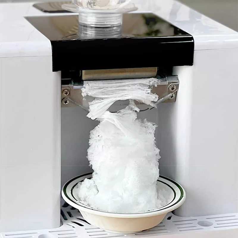 WS-001 Snowflake Ice Maker Maszyna do golenia Koreańska gwiazda Bingsu Machine Komercyjna elektryczna kostkarka do lodu śnieżnego