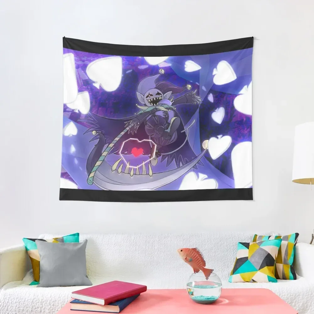 

Deltarune - Jevil Tapestry Room Decoration Korean Style Wall Coverings Home And Comfort Decor Room Decorator Tapestry