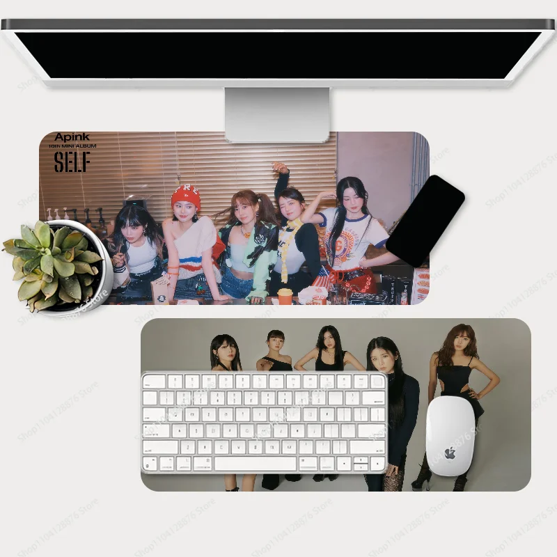 Kpop Apink Ablum D N D Mousepad Gaming Mouse pad Gamer Pc Accessories Deskmat Keyboard Mat Desk Protector Mause Pads
