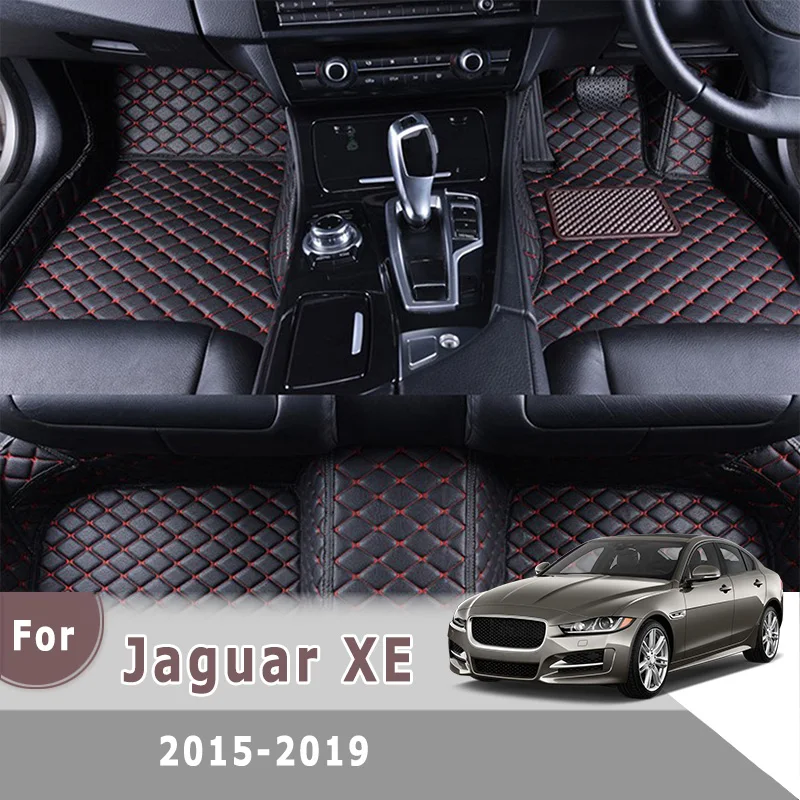 

RHD Carpets For Jaguar XE 2019 2018 2017 2016 2015 Car Floor Mats Custom Automobiles Accessories Styling Interior Foot Pads Rugs