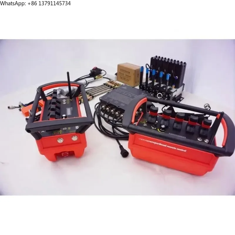 Wireless Remote Control Kit for Truck Mounted Cranes 24V Hydraulic Motor Special Heat Treatment Construction Use