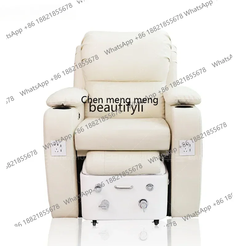 New arrive Nail art sofa chair, multi-functional foot beauty, foot beauty, eyelashes, electric single recliner, foot bath sofa c