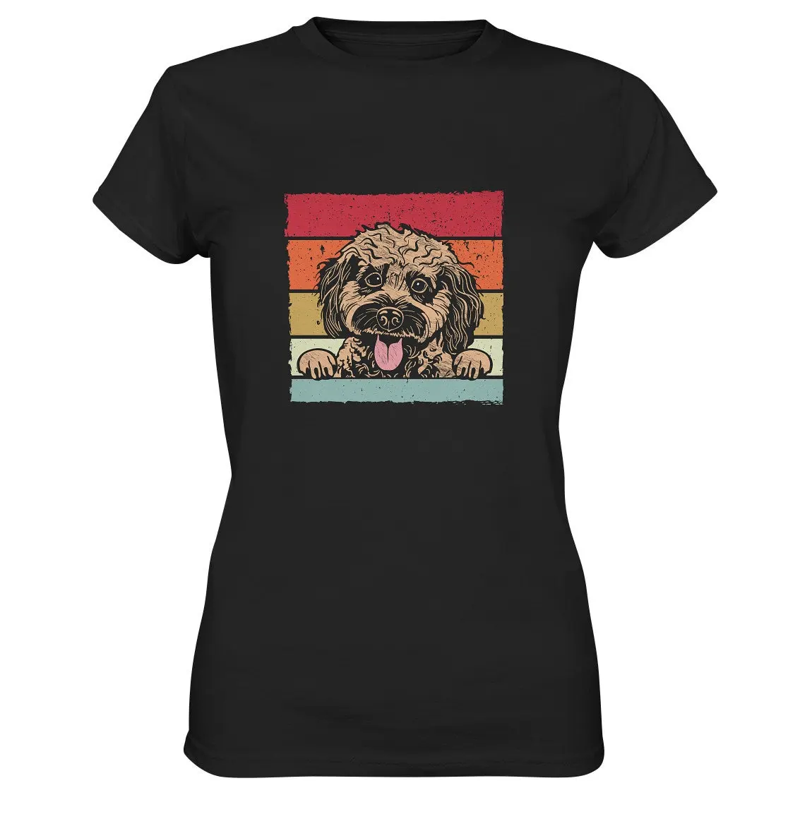 Dog Retro Cockapoo Cockerpoo T Shirt