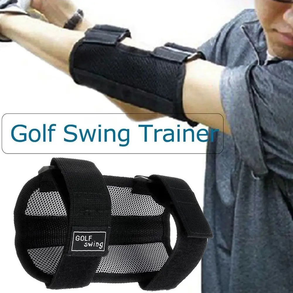 

Alerter Belt Arm Bending Alerter Golf Training Tool Aid Elbow Brace Golf Swing Posture Practice Arc Corrector Swing Training