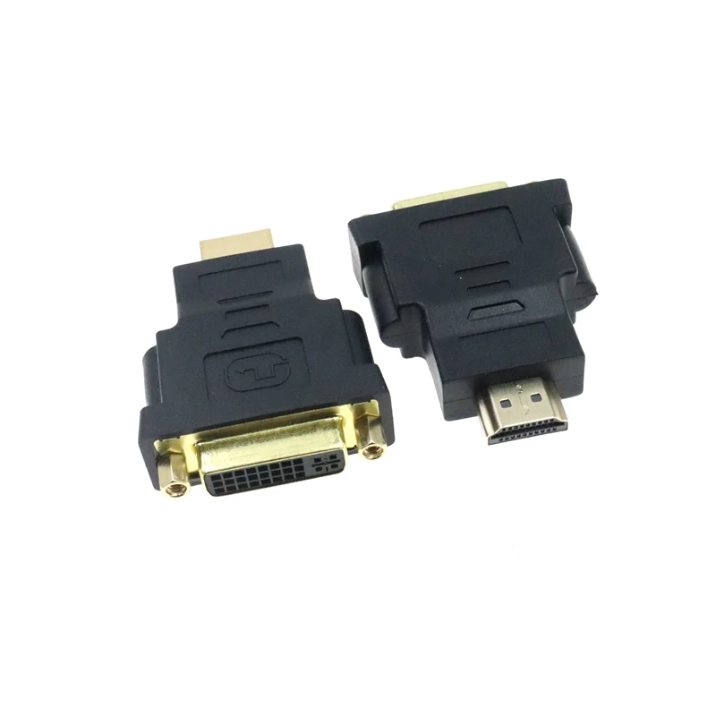 90 Degree  Angle DVI Male To HDMI-Compatible Female Adapter, Used For Computer, HDTV. TV Industrial Machine And Graphics Card