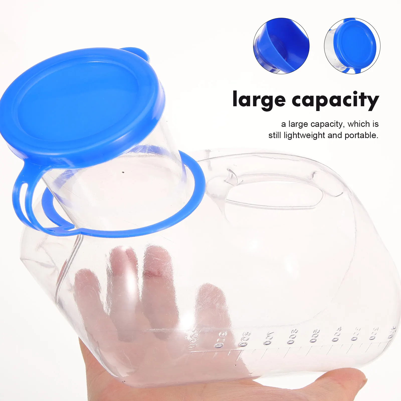 

Reusable Pvc Urinal Adult Bedside Portable Urine Bottle For Men Women Elderly Thickened Spill Proof Nighttime Household