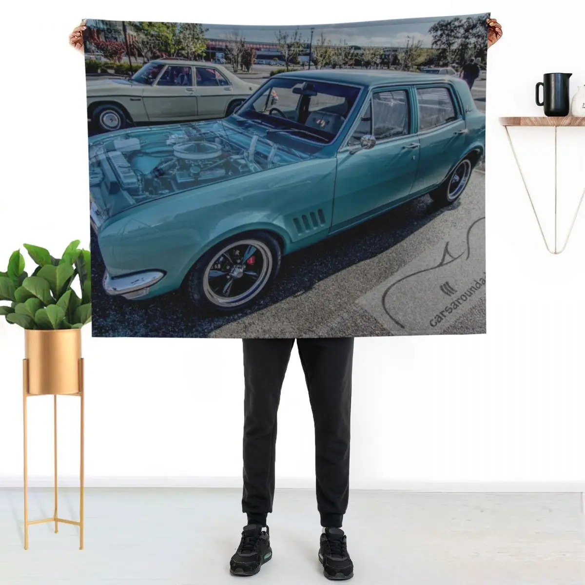 Misted Holden Brougham in teal Throw Blanket Summer bed plaid Travel Decoratives Soft Beds heavy to sleep Blankets
