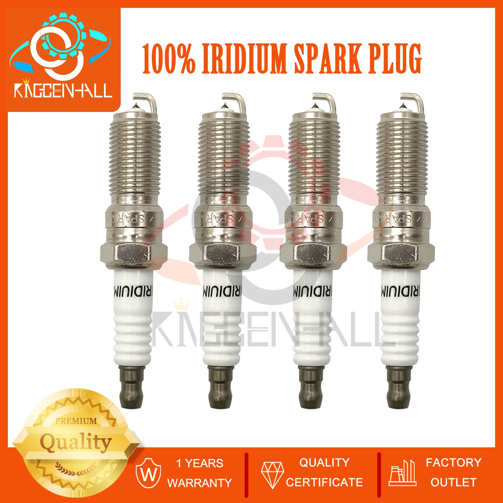 4/6 PCS GENUINE IRIDIUM SPARK PLUG FOR FORD FIESTA 1.5 - 1.6 / FORD FOCUS 2.0 YEAR 2012 - 2016 (AYFS22FM) SP-411 SP411