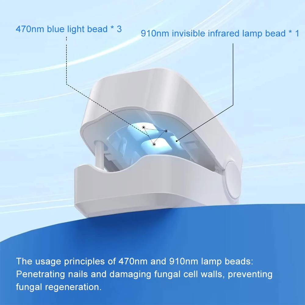 Nail Fungus Laser Treatment Device Repair Toenail Fingernail Fungus Treat Onychomycosis Laser Nails with Mushrooms Relaxation