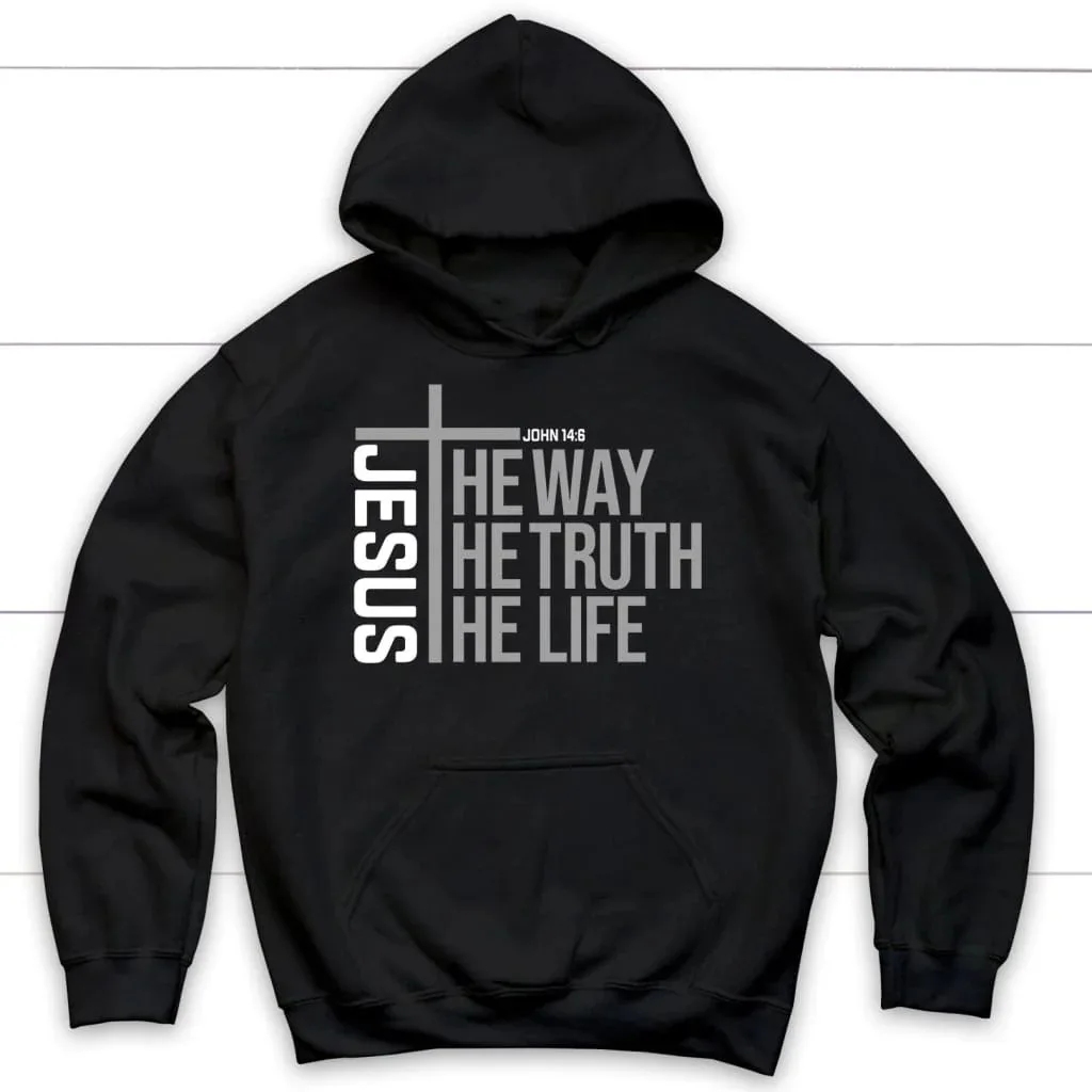 

Jesus The Way The Truth The Life Hoodie Men's and Women's Long Sleeve Sweatshirt Pullover Top Sportswear Streetwear Men Clothing