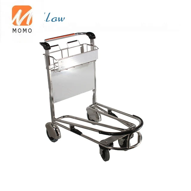 Aluminium Airport Trolley for transport Airport Luggage Trolley Passenger Guidance Systems