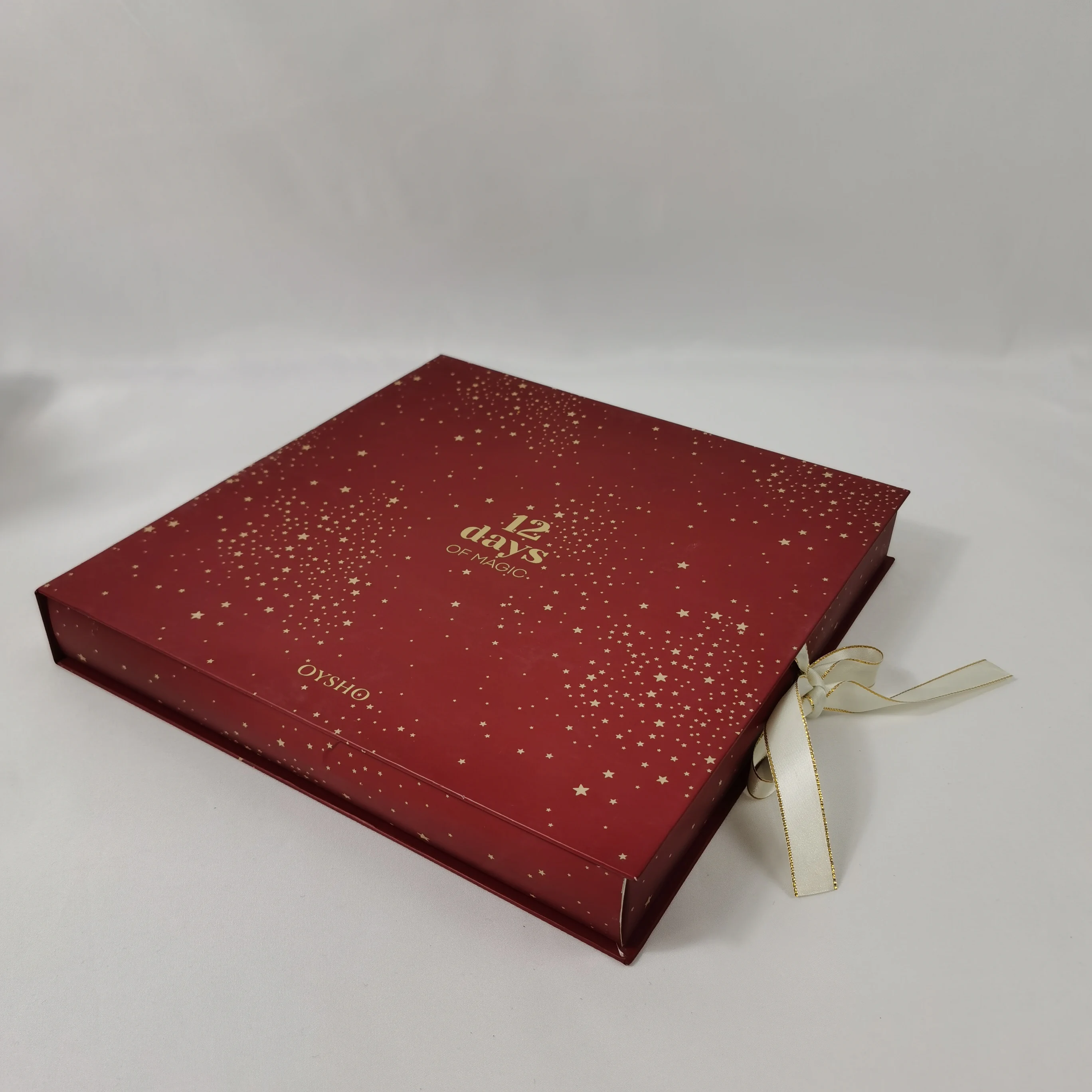 custom. Custom Chocolate Advent Calendar Empty Luxury Cardboard Paper Gift Cosmetic Packaging Countdown Christmas Box