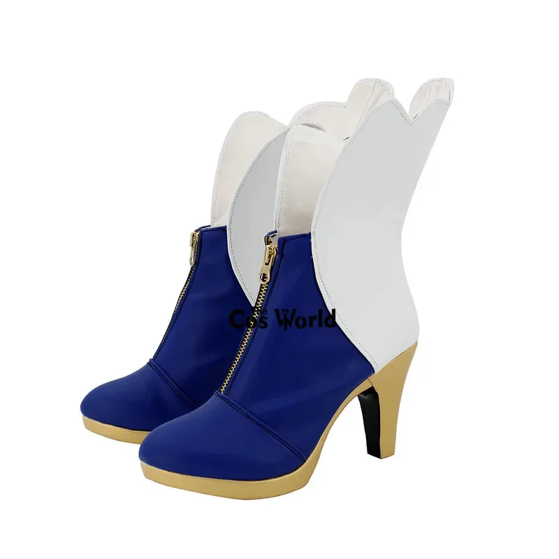 

Virtual YouTuber Vtuber Hololive Ouro Kronii Customize Anime Cosplay High Heels Shoes Bootsx;3,d'6.r;8'w,