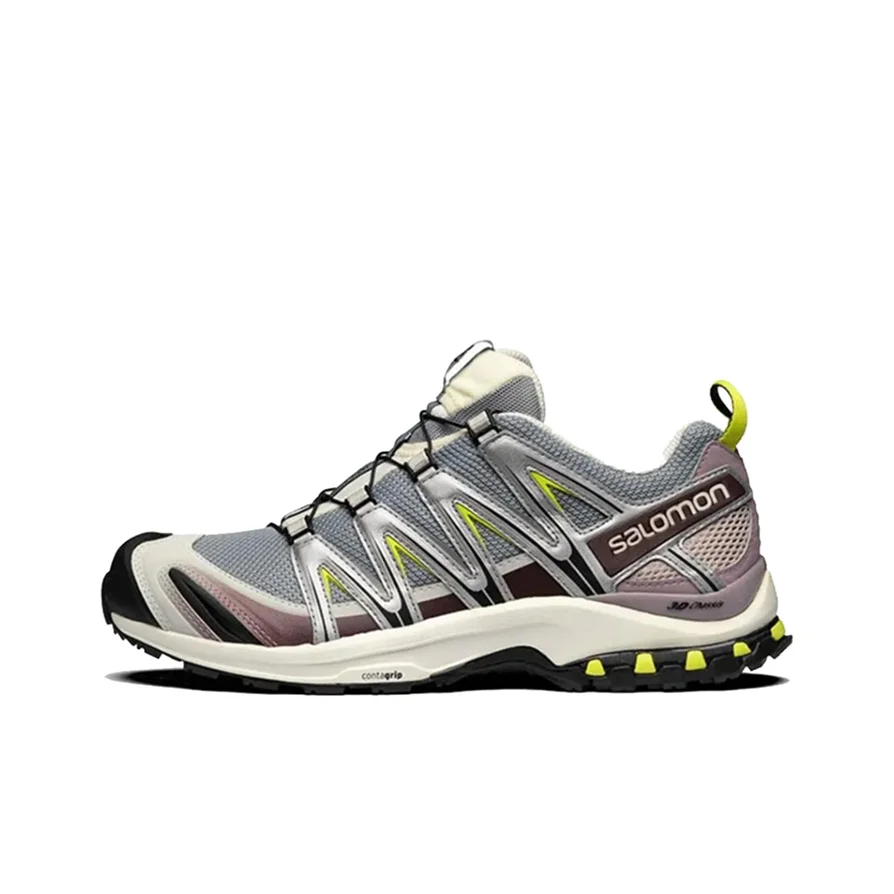 SALOMON XA PRO 3D Mesh Cushioning Breathable Low top Running Shoes Unisex Sandfield Gray L41232200