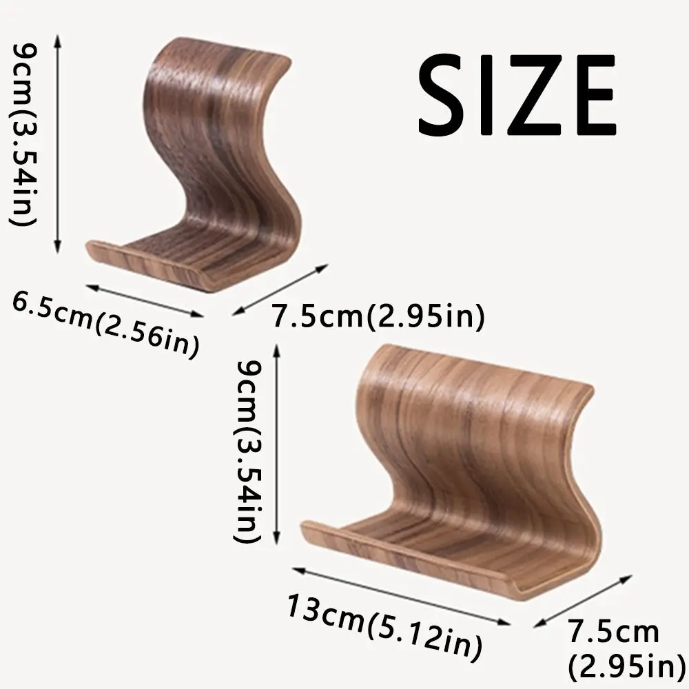 Supporto per telefono cellulare in legno creativo Staffa per telefono portatile elegante in legno Supporto per telefono cellulare leggero e durevole