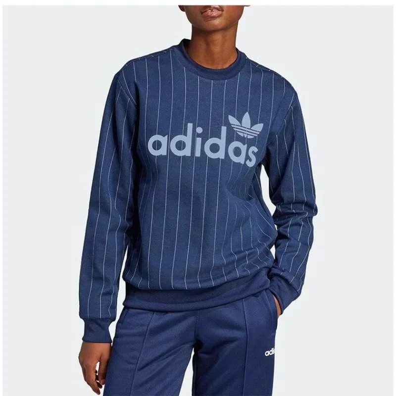 adidas Recycled French Terry Crew Eco Friendly Simple Versatile Sports Daily SweatshirtJJ3488 1PCS