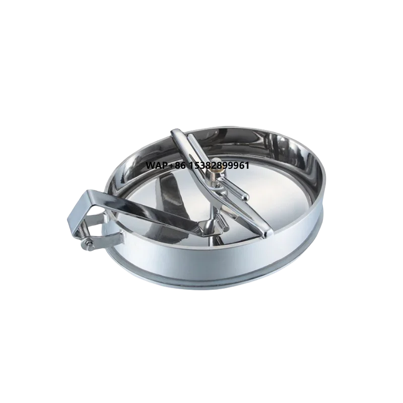 Oval Type Manhole Cover 304 316 Stainless Steel Sanitary Standard Pressure Fabrication Services Sanying SYMC OEM/ODM CNC Service