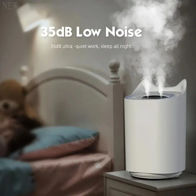 Baru untuk kapasitas air humidifier USB diffuser dengan penyebar lampu LED warna