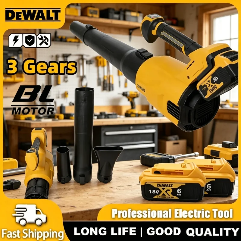 

Беспроводная бесщеточная воздуходувка DeWALT – 3-скоростная регулируемая высокоскоростная мощная воздуходувка для сдувания листьев, снега и пыли с поверхностей