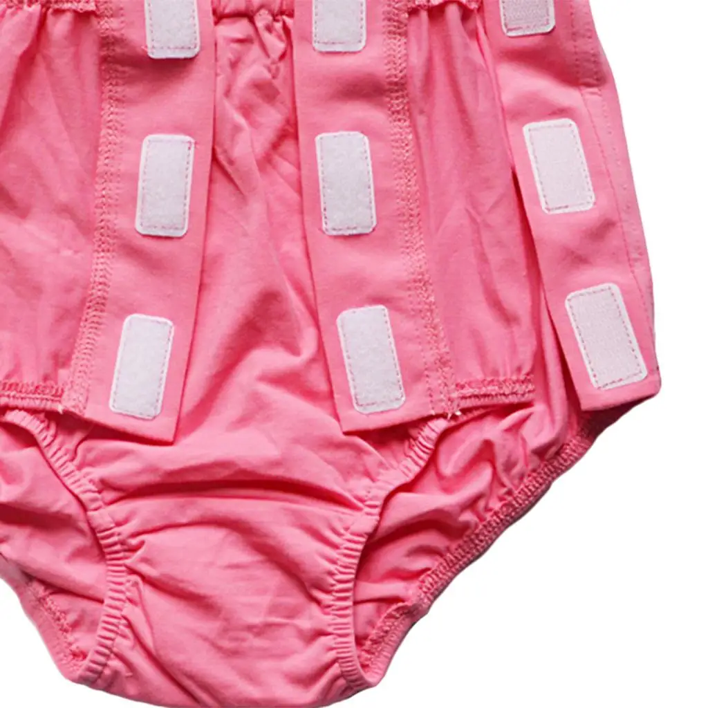 Snap Buckle Design Underpant for Women Cotton Material Reusable Washable Incontinence Adult Panties for Senior Care