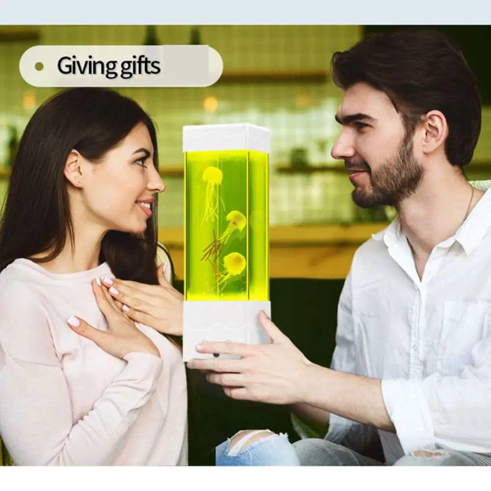 

Креативная 7-цветная светодиодная лампа в виде медузы, меняющая цвет, зарядка через USB, ночник, настольный декор, освещение настроения, настольный светильник, подарок