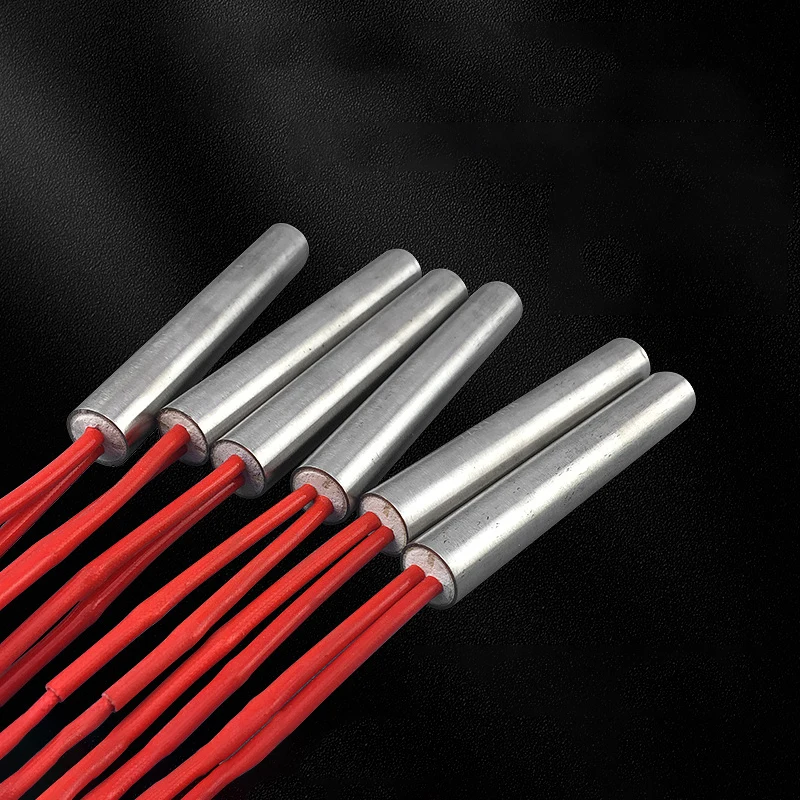 60W Mold Cartridge Heaters Cylindrical Tubular Ignition Igniter Hot Rod 6/8/10/12mm Tube Stainless Steel Tubular Heating Element