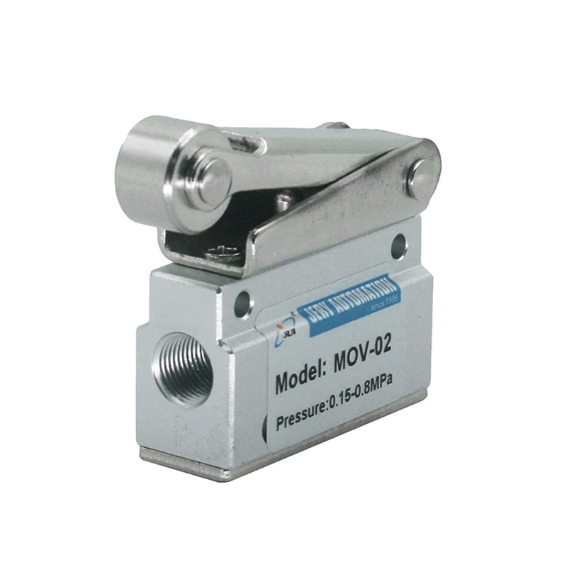 MOV Series Pneumatic Air Mechanical Valve MOV-01 MOV-02 MOV-03 MOV-03A 2 Position 2 Way G1/8