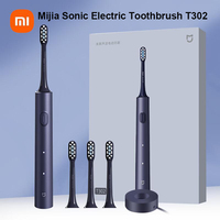 XIAOMI Mijia Sonic Electric Toothbrush T302 Wireless Charger Teeth Whitening Waterproof Electronic Tooth Brush Set with 4 Heads