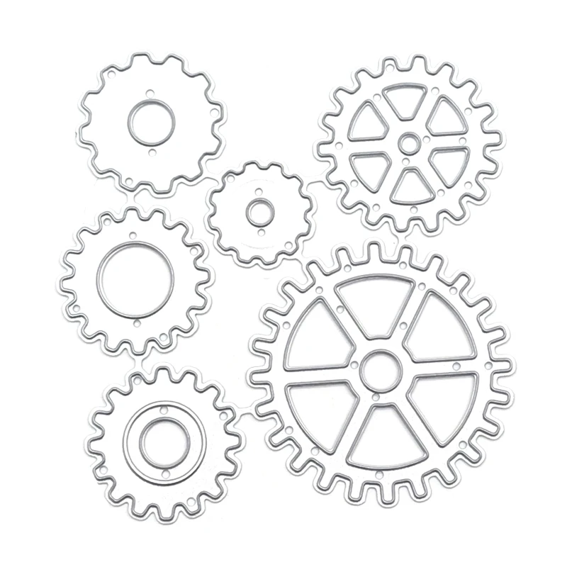 Steampunk Gear ตัดโลหะ Die DIY การ์ดเชิญวันหยุดทำอุปกรณ์