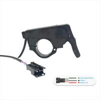Electric Bike Throttle Universal 130X 140X Scooter Throttle SM 3PIN Plug Universal Style Cable Length 180CM
