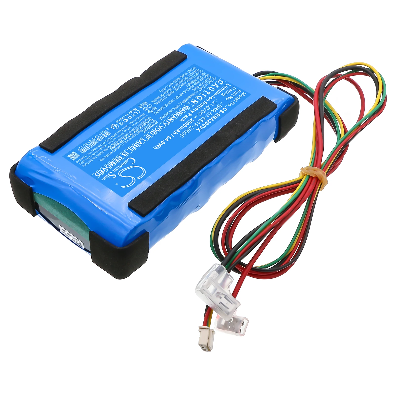 CS Replacement Battery for Roborock A20 Air,A20 Flexi Lite PN:BRR-07-6S1P-2500F,BRR-07-6S1P-2500L,BRR-07-6S1P- 2500mAh / 54Wh
