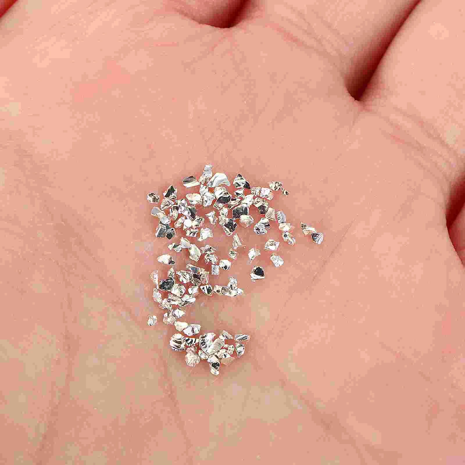 Fragments Spray Glitter for Crafts Crushed Gemstone Nail Supplies Manicure Paint Metallic Glass Materials