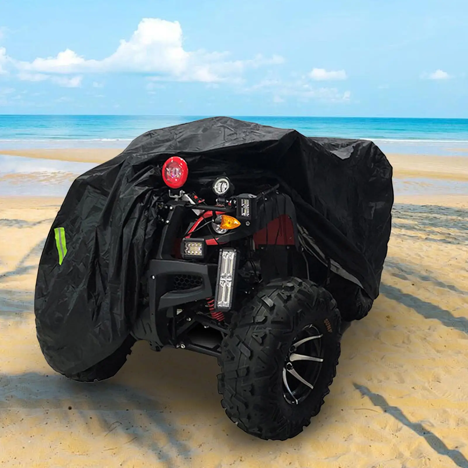 4 Wheel Cover Waterproof UV Protection 4 Wheel Quad Protective Cover For Outdoor Garage Camping Travel Adventures Farming
