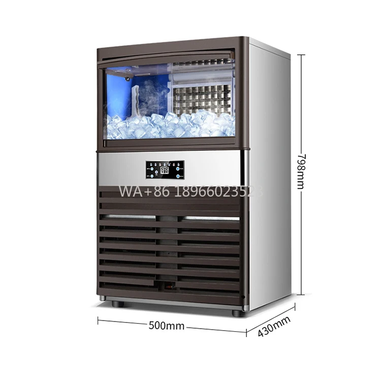 

Ice Making Machine for Business Price Stainless Steel 120KG Restaurant Home Commercial Ice Machine Ice Cube Maker