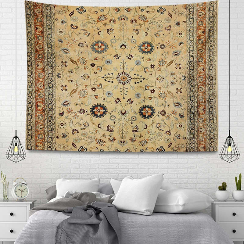 Home decoration Wall tapestry aesthetic room boho accessories wall hanging fabric autumn mandala decor vintage Morocco Bedroom