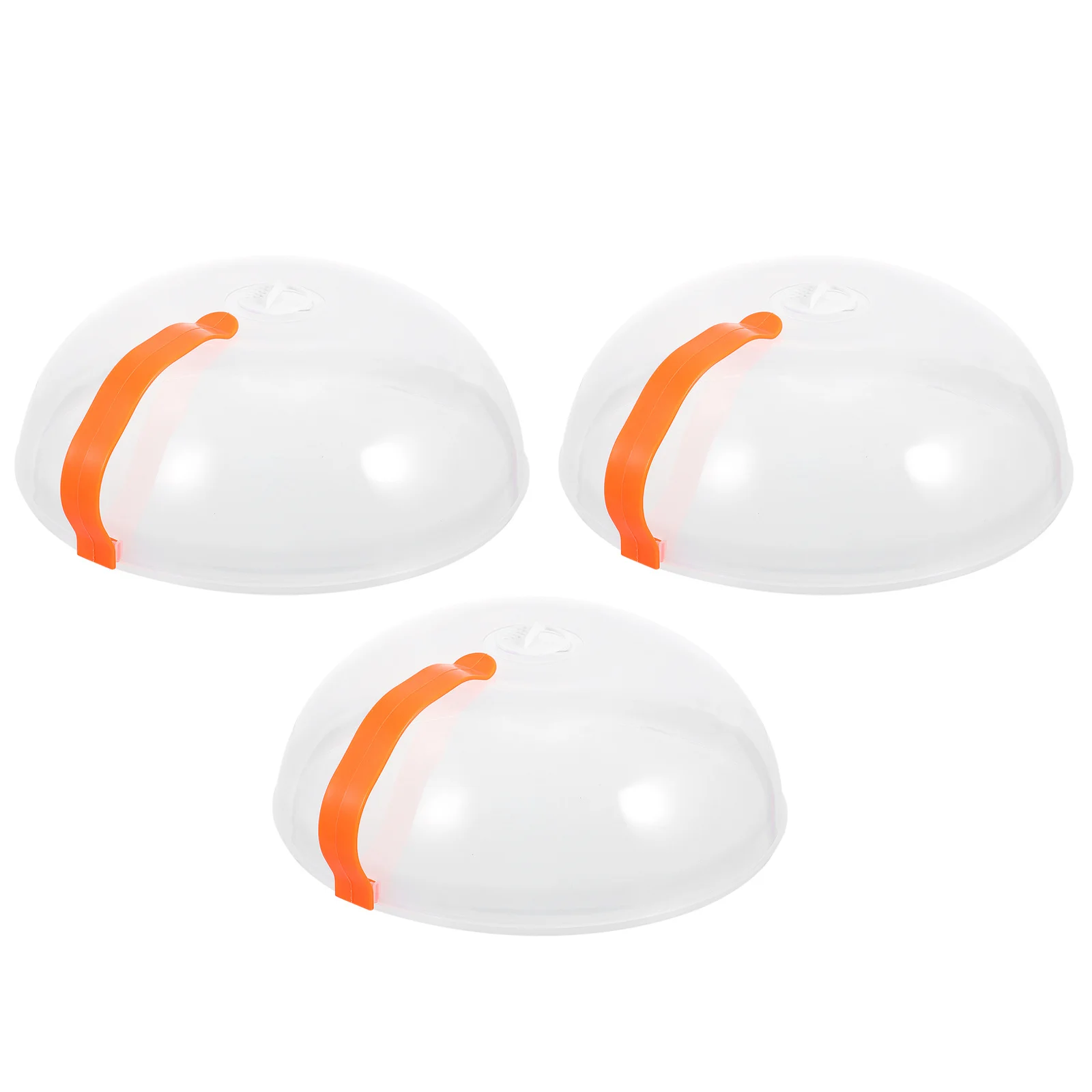 

3Pcs Food Covers Oilproof Heat Resistant Food Protective Covers Microwave Oven Heating Fresh Keeping Tent -Proof Meal Cover