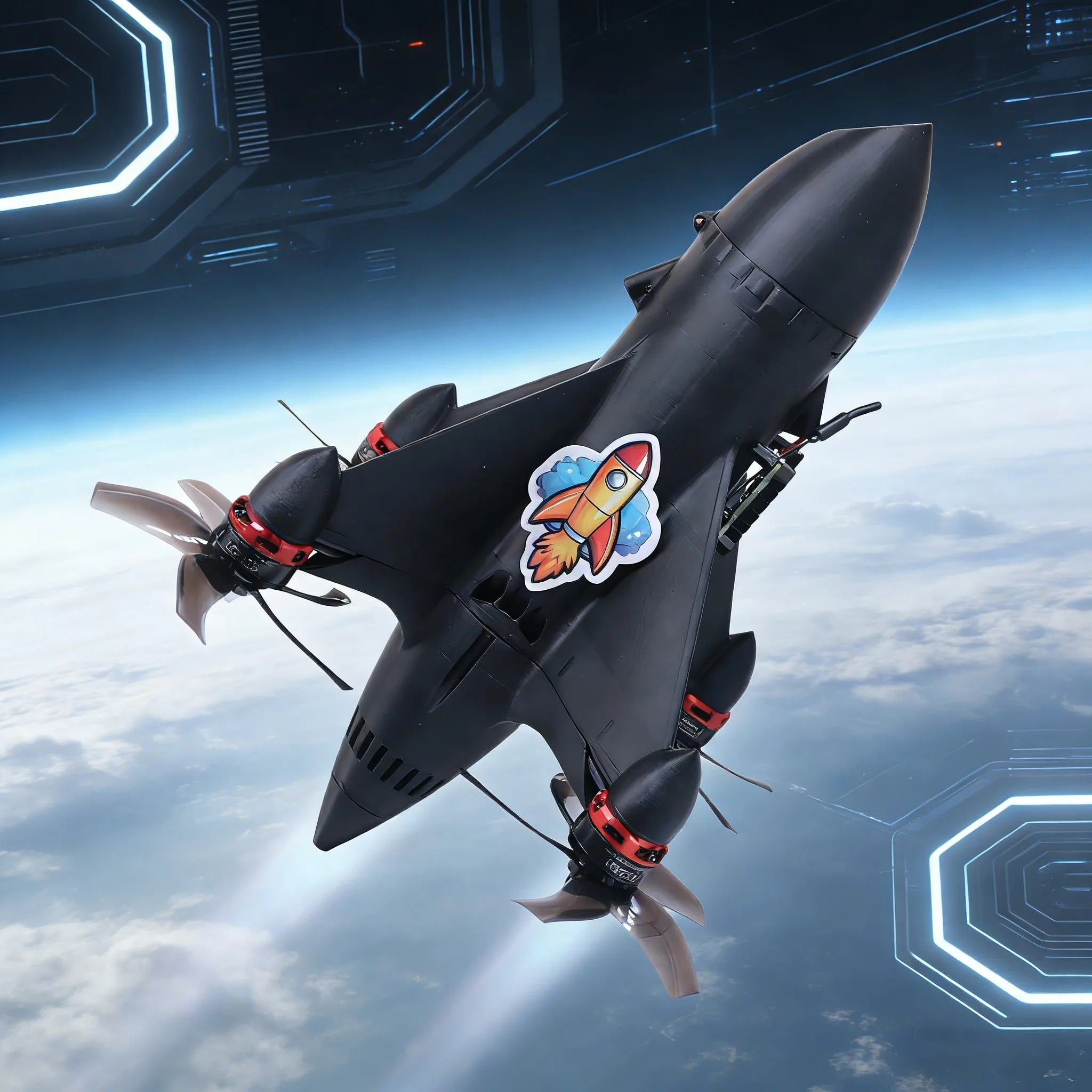 

B-CUBE Rocket 5inch FPV Frame Kit Carbon Fiber Racing Drone Quadcopter Freestyle INAV Beatflight F745 H743 PX4 Flight Control