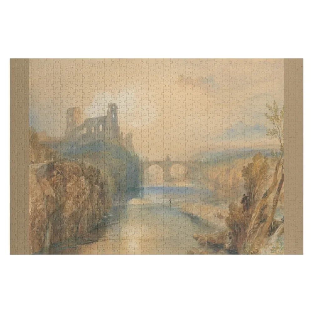 

Joseph Mallord William Turner - Barnard Castle Jigsaw Puzzle Custom Wood Toddler Toys Puzzle