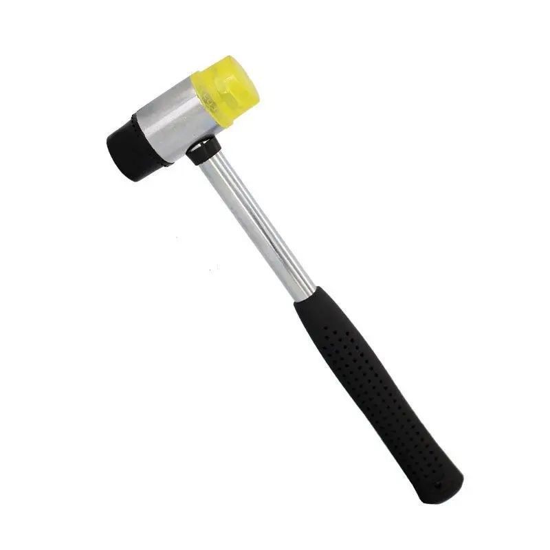 Double Face Soft Tap Rubber Hammer 25/30/35/40/45mm Multifunctional Glazing Window Beads Hammers Nylon Head Rubber Mallet