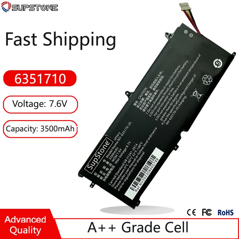 New NV-635170-2S Laptop Battery For Chuwi Minibook 8 CWI526 CWI519 DR-CW526 NV-645170-2S
