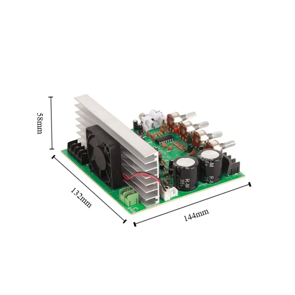 300W High Power Power Amplifier Board 2.1 Channel Subwoofer 3 Channel Audio Amplifiers Volume Potentiometer Module Car Audio view 4