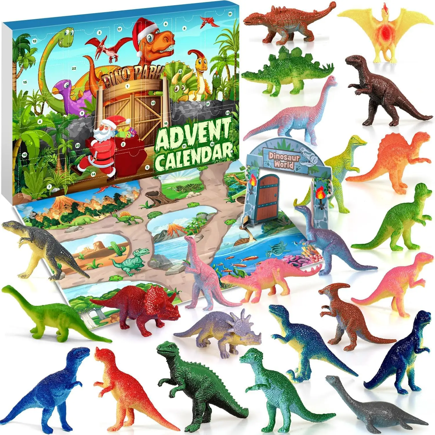 

Dinosaur Advent Calendar,2024 Boys Advent Calendar, 2024 Kids Boys, 24 Toy Advent CalendarJurassic Dinosaurs Christmas, Kids Adv