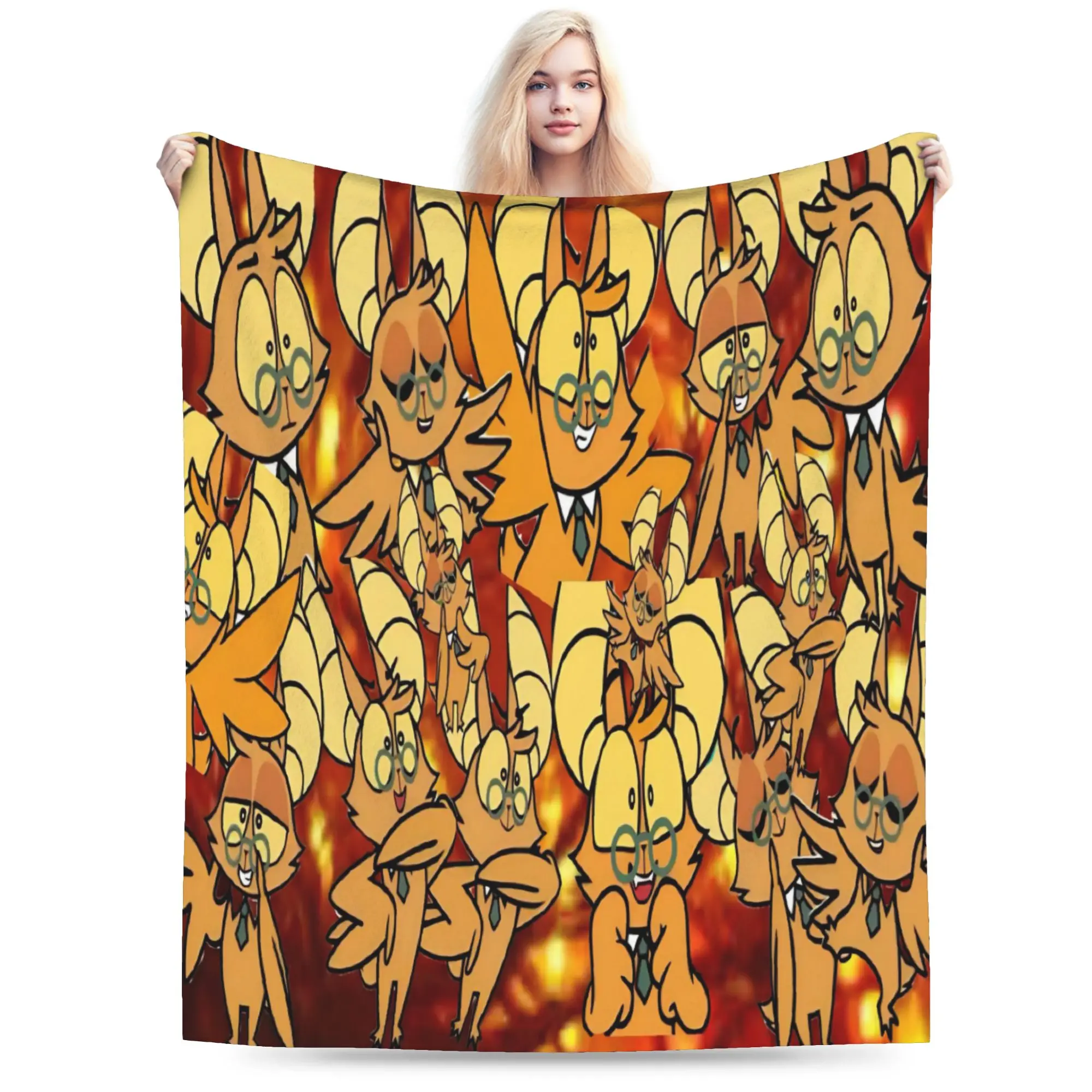 Relax Chikn Nuggit Blanket Stuff Home Decorative  Throw Blanket Ultra-Soft Flannel for Bedroom