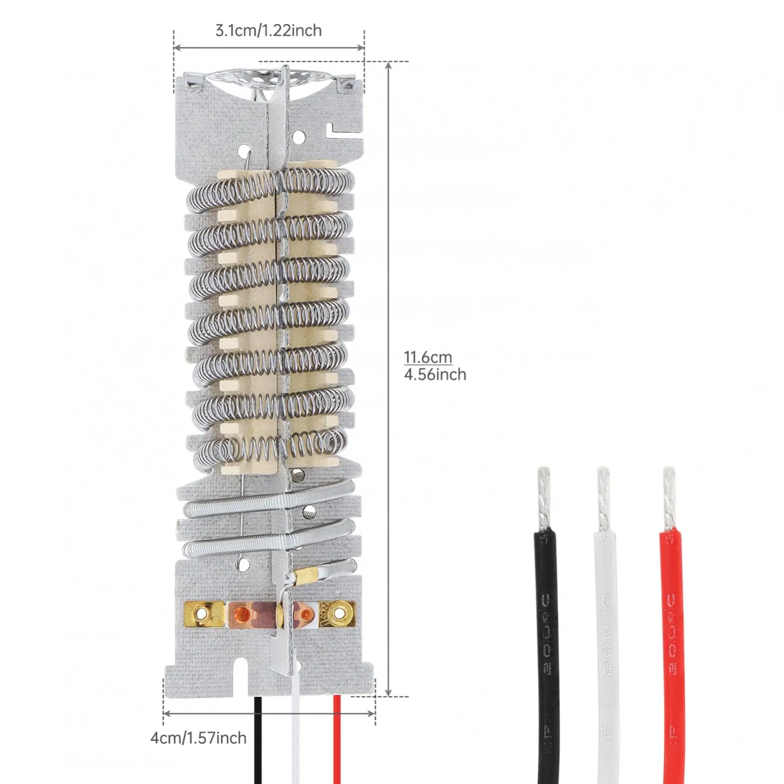 Heat Gun Core AC220V Three Wires Heating Core with Overheating Protection for 1500W / 2000W Heat Gun without Digital Display